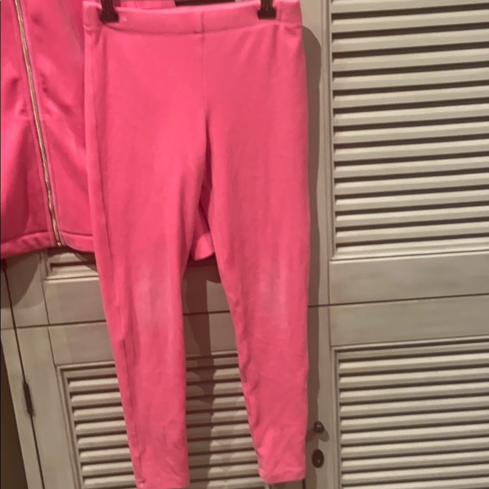 Lilly girls Maia velour legging